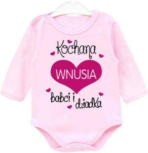 Body dł rękaw KOCHANA WNUSIA BABCI I DZIADKA r. 98