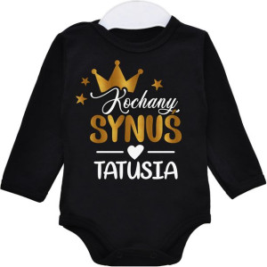 Body dł rękaw napisy Kochany synuś tatusia r. 86