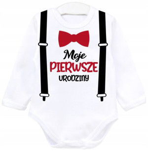 Body dł rękaw URODZINY Mam już roczek r. 92