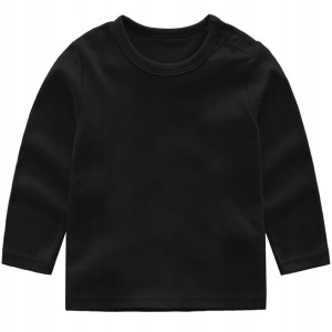 Bluzka t-shirt z długim rękawem gładki 146