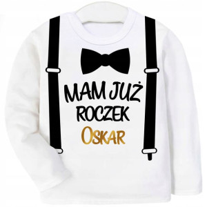 Bluzka urodziny Mam już roczek Rok IMIĘ r. 92