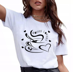 T-shirt Koszulka Damska Coffee Lovers S