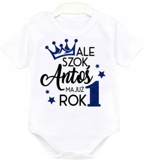 Body kr rękaw URODZINY Ale szok mam już rok r. 86