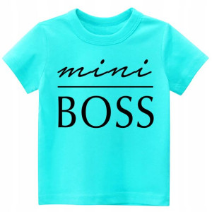 Koszulka z nadrukiem tshirt Mini BOSS r. 104