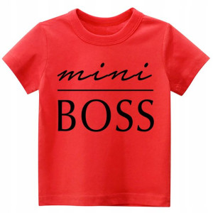Koszulka z nadrukiem tshirt Mini BOSS r. 92