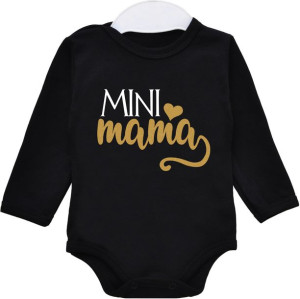 Body z długim rękawem MINI MAMA BROKAT r. 68