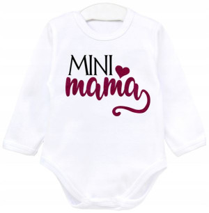 Body z długim rękawem MINI MAMA BROKAT r. 62