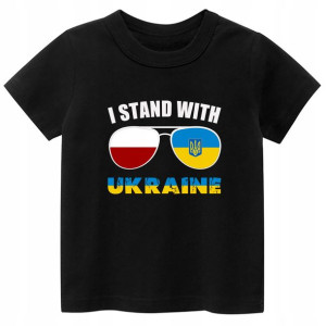 Koszulka T-shirt Ukraina I Stand With Ukraine Xl