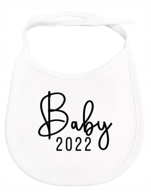 Śliniak Z Nadrukiem Baby 2022 Prezent