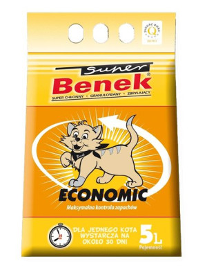 Super Benek Economic Żwirek Bentonitowy 5l