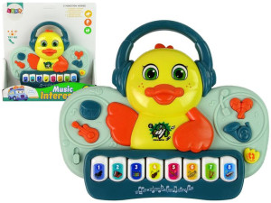 Interaktywne Edukacyjne Pianinko Kaczka Instrument