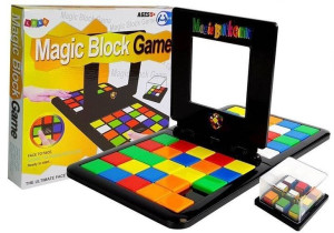 Gra Magiczne Bloki Kolorowe Kostki Kwadrat Dla Dwóch Graczy