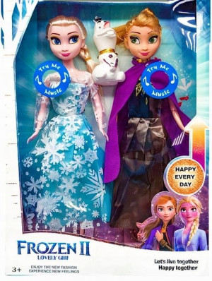 Kraina Lodu Elsa I Anna Śpiewające Lalki 2 Sztuki