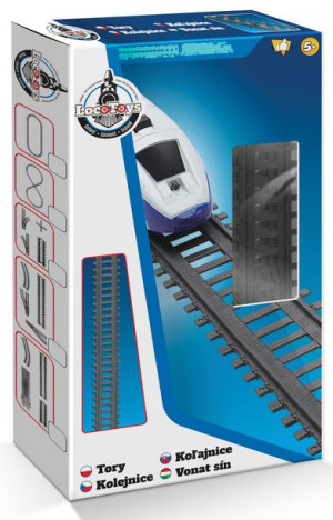 Locotoys Stwórz Własną Kolejkę I Buduj - Tory Elem