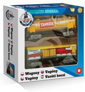 Locotoys Stwórz Własną Kolejkę I Buduj - 2 Wagony