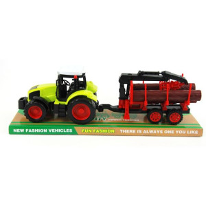 Traktor Z Przyczepą Pod Kloszem