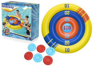 Dmuchana Gra Basenowa Zręcznościowa Tarcza, Frisbee 140 Cm Bestway 52566