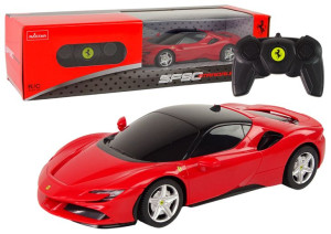 Auto R/C Ferrari Sf90 Rastar 1:14 Czerwone Pilot