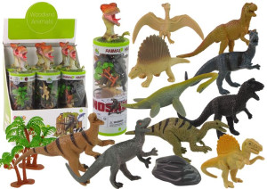 Zestaw 12 Figurek Dinozaury W Tubie