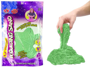 Piasek Kinetyczny Kolor Zielony 500G Magic Sand Zapas