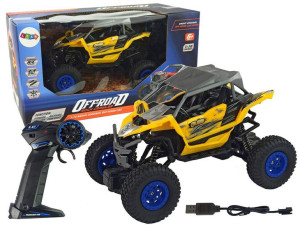 Terenowe Auto Off- Road Zdalnie Sterowane 2,4 Ghz 1:16 Żółte
