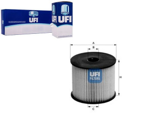 Filtr Paliwa [ufi]