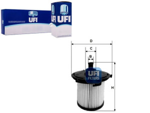 Filtr Paliwa [ufi]