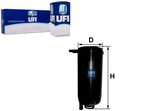Filtr Paliwa [ufi]