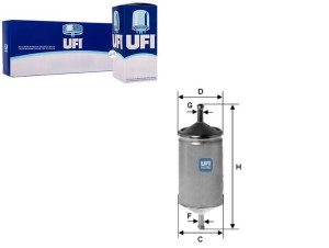 Filtr Paliwa [ufi]