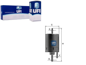 Filtr Paliwa [ufi]