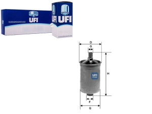 Filtr Paliwa [ufi]
