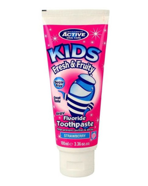  pasta do mycia zębów dla dzieci z fluorem Strawberry 100ml