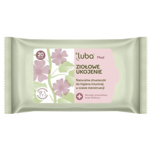 Med Ziołowe Ukojenie naturalne chusteczki do higieny intymnej 20szt.