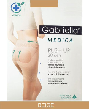 Gabriella Medica Push Up 20den 4-l/beige