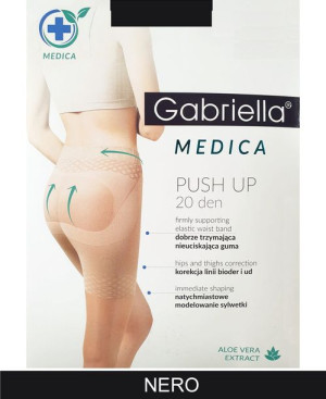 Gabriella Medica Push Up 20den 2-s/nero