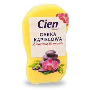 Gąbka Do Kąpieli Masująca Kąpielowa Żółta Cien
