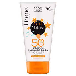 Sun Natura SPF50 naturalna emulsja ochronna do twarzy i ciała 120ml