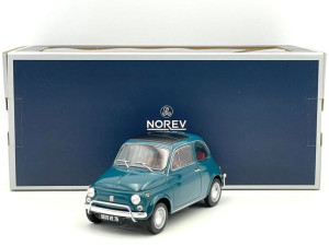 Fiat 500L - 1968, blue turchese Norev 1:18