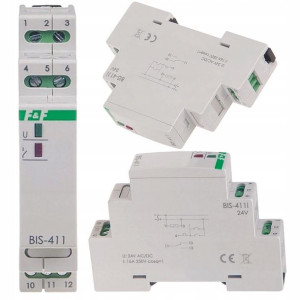 F&F Przekaźnik Bistabilny na TH35 LED 24V 16A
