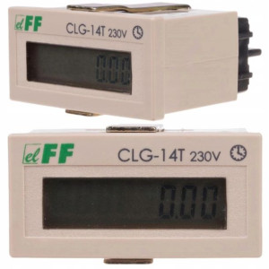 F&F Panelowy Licznik Czasu Pracy 230V CLG-14T