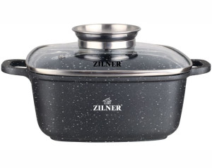 Garnek Marmurowy 6.5l 28cm Brytfanna Zilner Zl-7003 9012