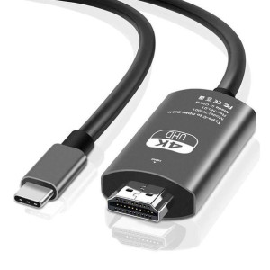 Kabel 2m adapter przewód Alogy USB-C Type C 3.1 do HDMI 4K/60Hz MHL 2m