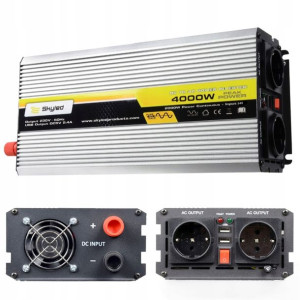 Przetwornica Samochodowa Napięcia 24v 230v 4000w