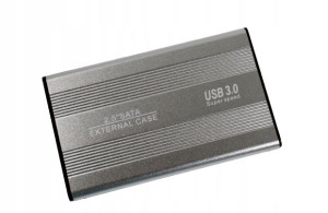 Obudowa kieszeń na dysk SATA 2.5 USB 3.0 srebrna