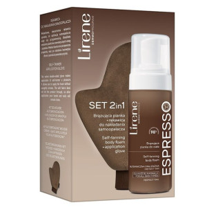 Perfect Tan zestaw Self-Tanning Body Foam brązująca pianka 150ml +rękawica