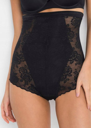 Bonprix Wysokie Modelujące Koronkowe Majtki Figi 36-38 917187