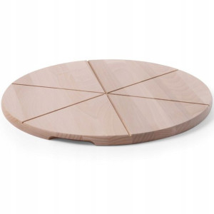 Deska pod pizzę drewniana - śr. 450mm - 505571