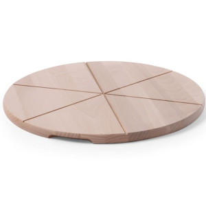 Deska pod pizzę drewniana - śr. 300 mm 505540