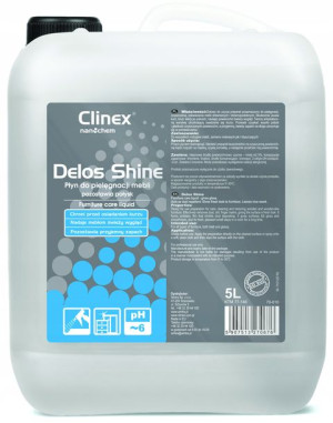 Clinex Delos Shine 5l - płyn do pielęgnacji mebli