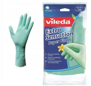 Rękawiczki wielorazowe Vileda r. S lateks 2 szt.